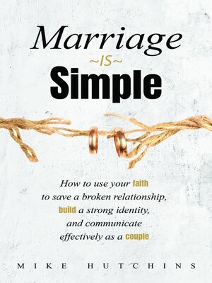 cover image of Marriage Is Simple
